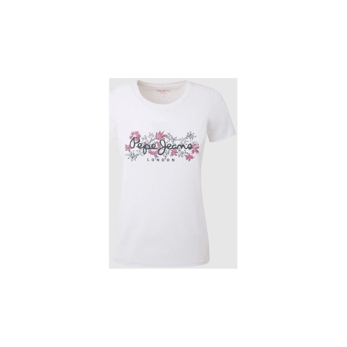 Υφασμάτινα Γυναίκα T-shirts & Μπλούζες Pepe jeans PL505834 KORINA Άσπρο