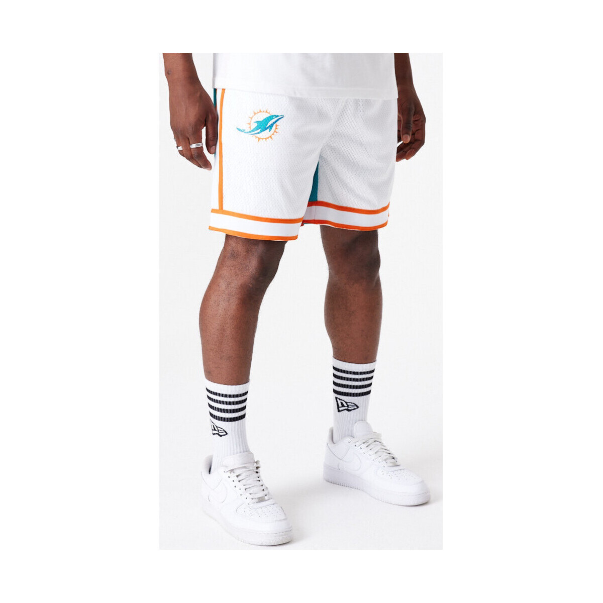 Υφασμάτινα Άνδρας Σόρτς / Βερμούδες New-Era Nfl color block shorts miadol Άσπρο