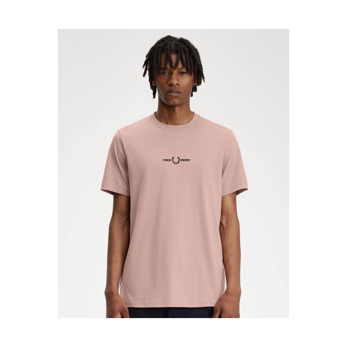 Υφασμάτινα Άνδρας T-shirt με κοντά μανίκια Fred Perry M4580 Ροζ