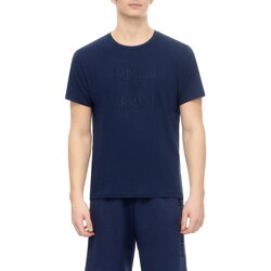 Υφασμάτινα Άνδρας T-shirts & Μπλούζες Emporio Armani 211818 4R485 Μπλέ