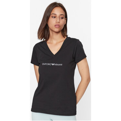 Υφασμάτινα Γυναίκα T-shirts & Μπλούζες Emporio Armani 164722 4R227 Black