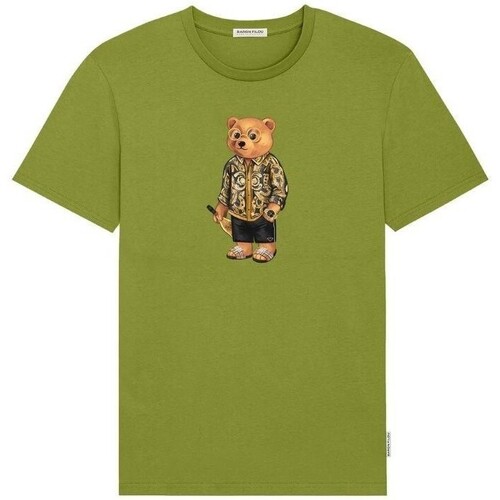 Υφασμάτινα Άνδρας T-shirt με κοντά μανίκια Baron Filou THE GOLDEN GLIDER Green