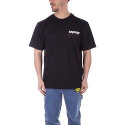 Υφασμάτινα T-shirt με κοντά μανίκια Barrow S4BWUATH090 Black