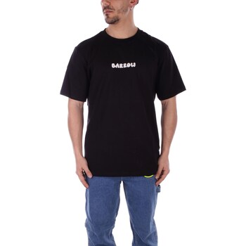 Υφασμάτινα T-shirt με κοντά μανίκια Barrow S4BWUATH147 Black