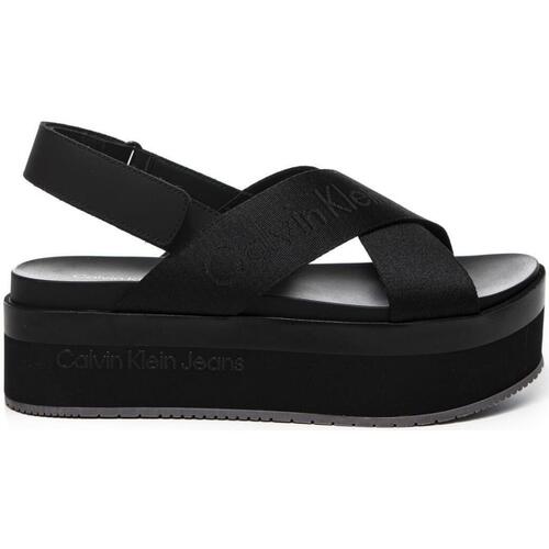 Παπούτσια Γυναίκα Σαγιονάρες Calvin Klein Jeans  Black