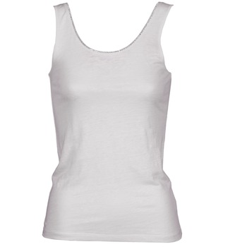 Υφασμάτινα Γυναίκα Αμάνικα / T-shirts χωρίς μανίκια Majestic 701 Άσπρο