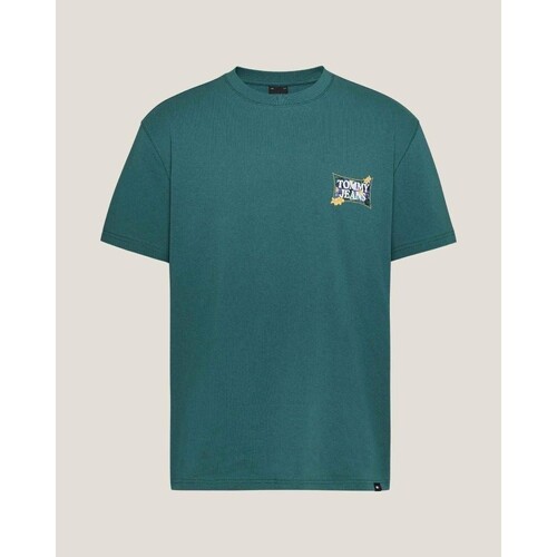 Υφασμάτινα Άνδρας T-shirt με κοντά μανίκια Tommy Hilfiger DM0DM18562CT0 Green