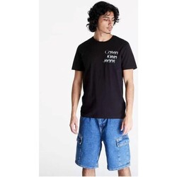 Υφασμάτινα Άνδρας T-shirt με κοντά μανίκια Calvin Klein Jeans J30J325189 Black