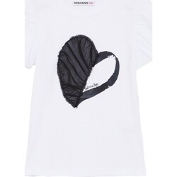 Υφασμάτινα Κορίτσι T-shirt με κοντά μανίκια Patrizia Pepe 7M0818-J061 Άσπρο
