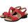 Παπούτσια Γυναίκα Σανδάλια / Πέδιλα Mephisto PARIS Red