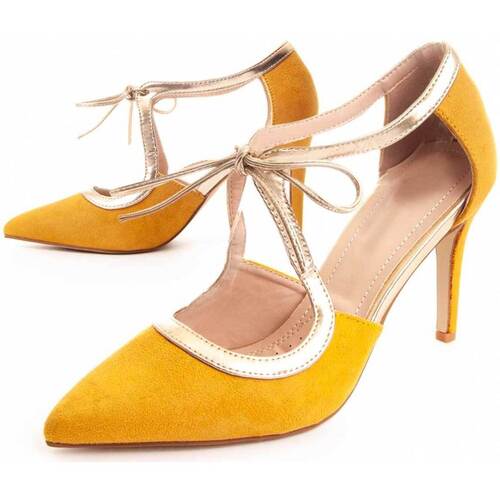 Παπούτσια Γυναίκα Γόβες Leindia 88199 Yellow