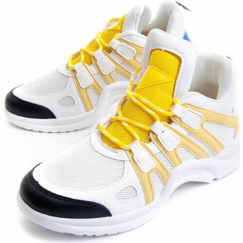 Παπούτσια Γυναίκα Χαμηλά Sneakers Leindia 88207 Yellow
