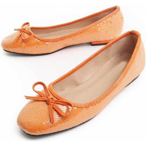 Παπούτσια Γυναίκα Μπαλαρίνες Leindia 88213 Orange