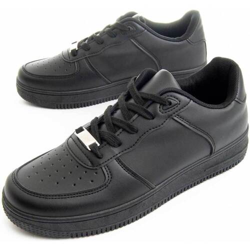 Παπούτσια Άνδρας Χαμηλά Sneakers Leindia 88564 Black