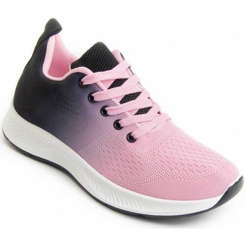 Παπούτσια Γυναίκα Χαμηλά Sneakers Leindia 88579 Ροζ