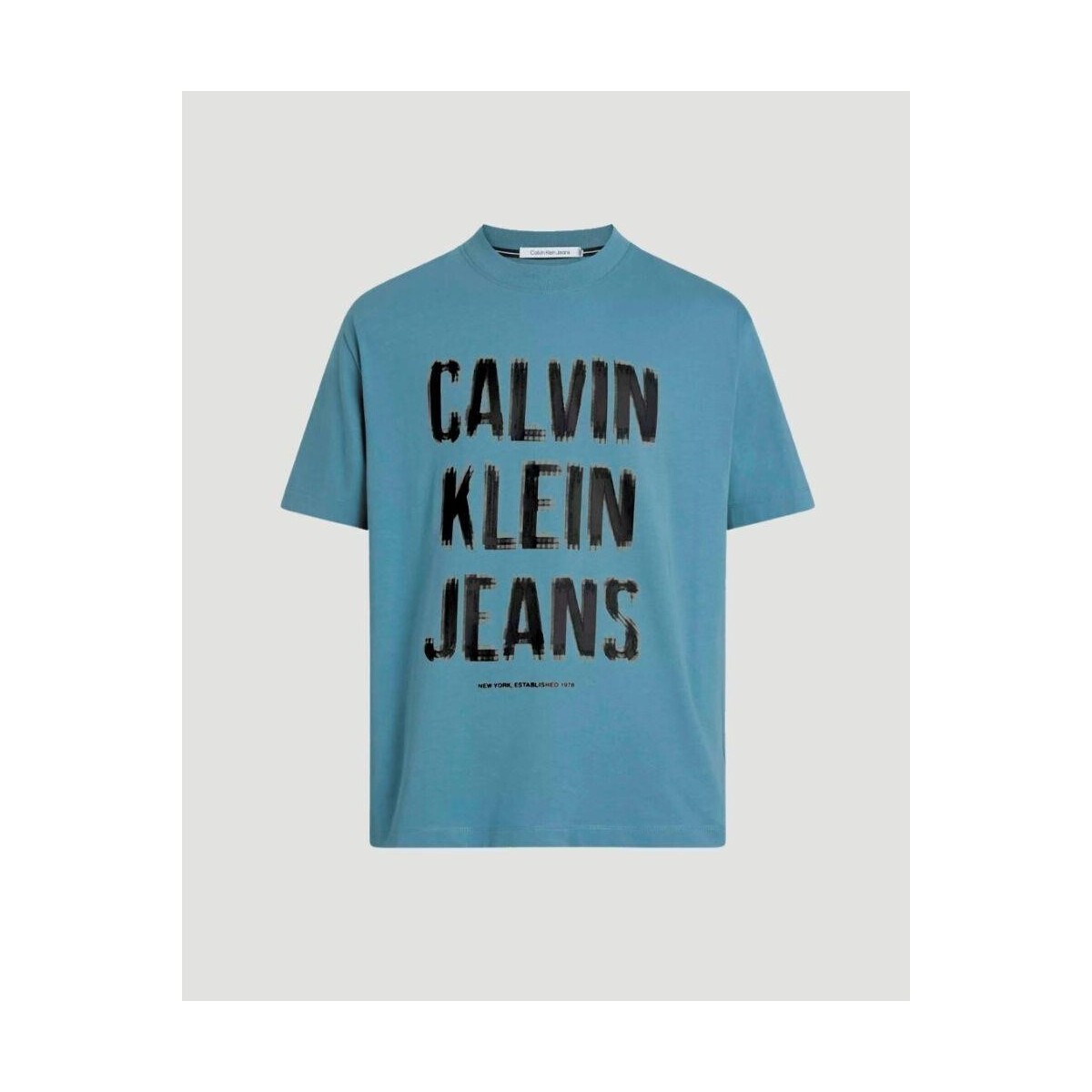 Υφασμάτινα Άνδρας T-shirt με κοντά μανίκια Calvin Klein Jeans J30J324648CFQ Μπλέ
