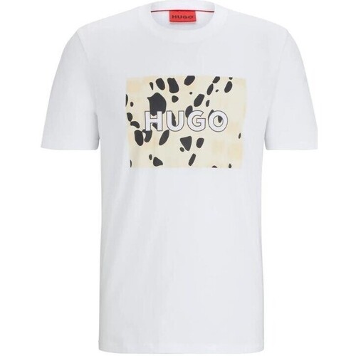 Υφασμάτινα Άνδρας T-shirt με κοντά μανίκια BOSS 50498220 Άσπρο