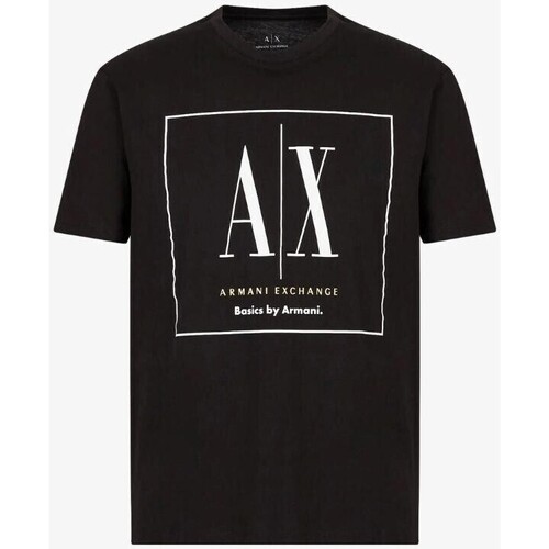 Υφασμάτινα Άνδρας T-shirt με κοντά μανίκια EAX 3RZTAG ZJ8EZ Black
