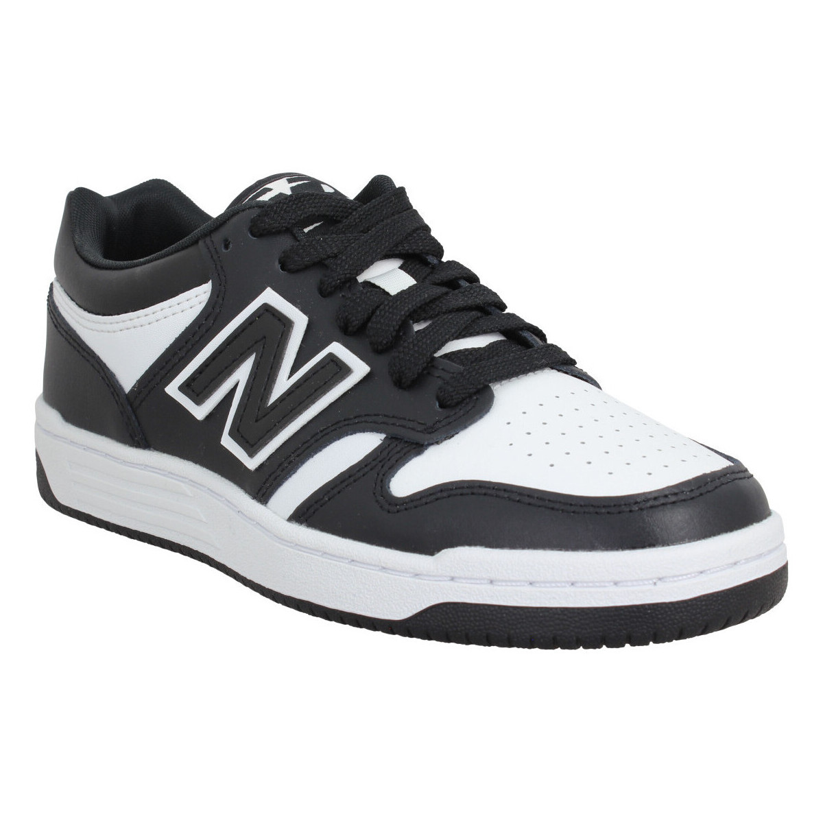 New Balance  Sneakers New Balance 480 Cuir Textile White Black