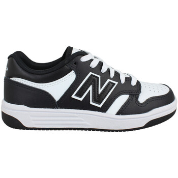 Παπούτσια Παιδί Sneakers New Balance 480 Cuir Enfant Black White Black