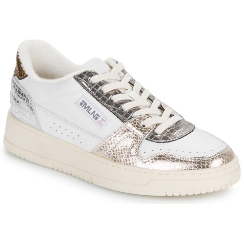 Παπούτσια Γυναίκα Χαμηλά Sneakers Meline  Άσπρο / Gold / Argenté