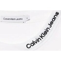 Υφασμάτινα Αγόρι Μπλουζάκια με μακριά μανίκια Calvin Klein Jeans IB0IB02032 Άσπρο