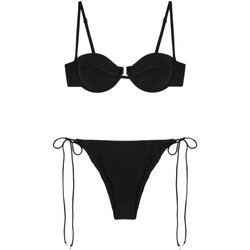 Υφασμάτινα Γυναίκα Μαγιώ / shorts για την παραλία Me Fui MF24-0311 Black