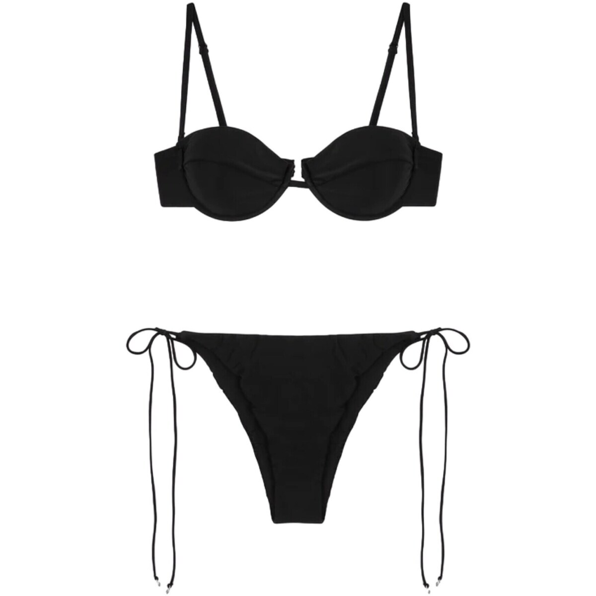 Υφασμάτινα Γυναίκα Μαγιώ / shorts για την παραλία Me Fui MF24-0311 Black