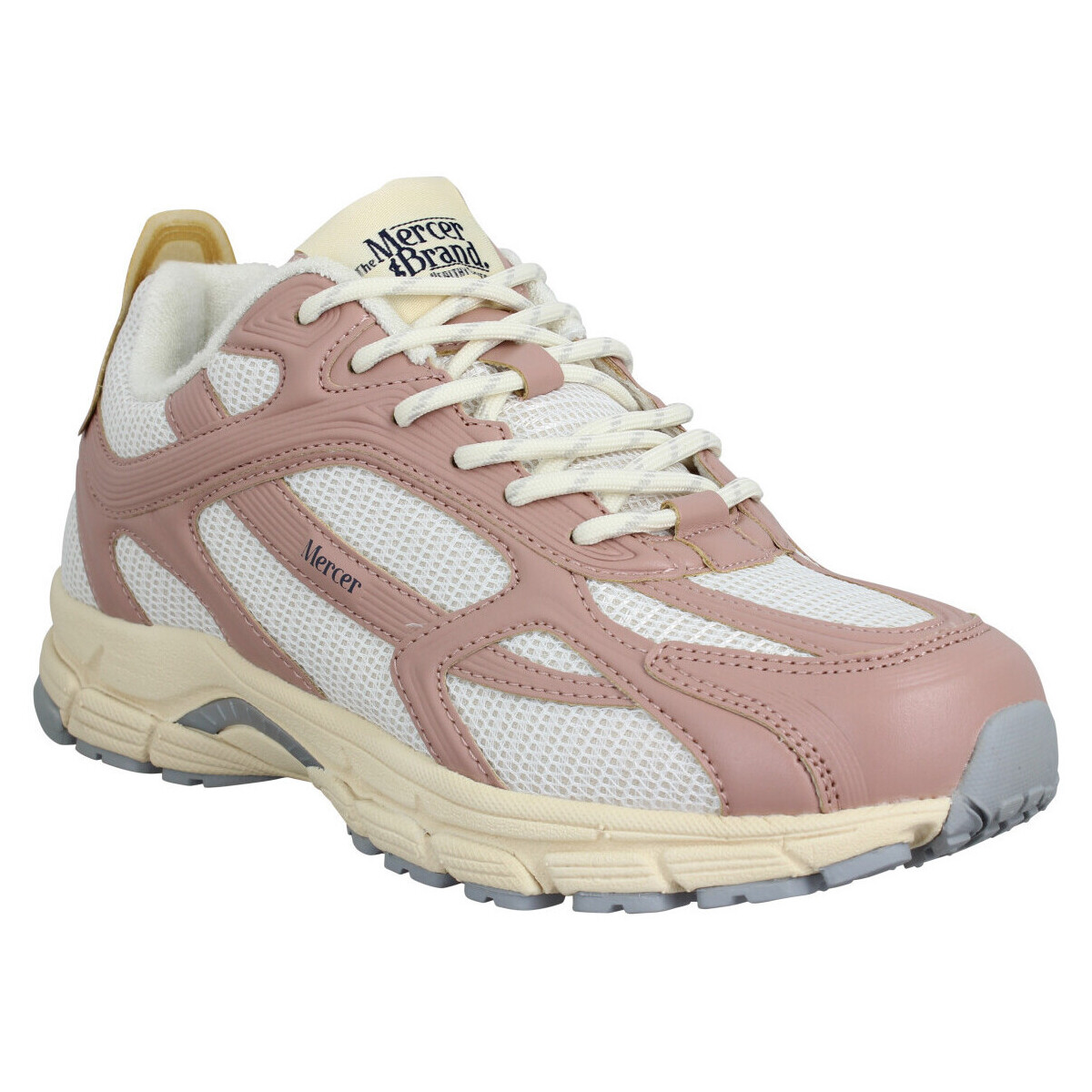 Mercer Amsterdam  Sneakers Mercer Amsterdam The Re Run High Frequency Toile Femme Old Rose