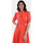 Υφασμάτινα Γυναίκα Φορέματα Fracomina FS24SD3004W41201 Κοράλλι