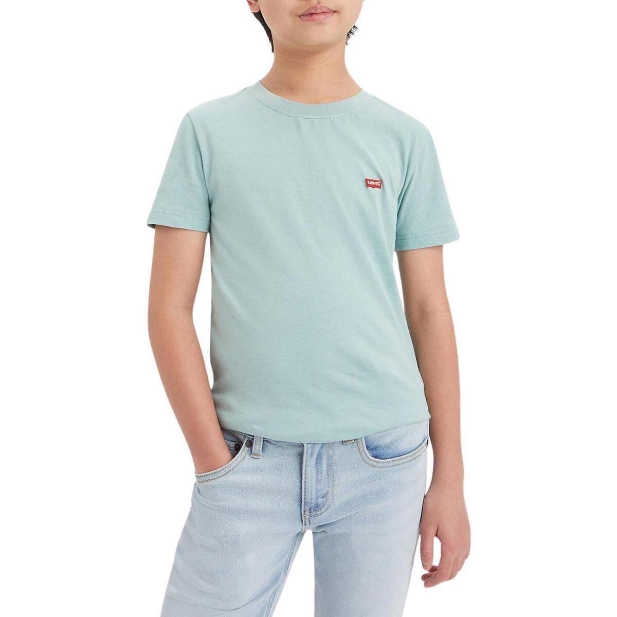 Υφασμάτινα Αγόρι T-shirts & Μπλούζες Levi's  Μπλέ