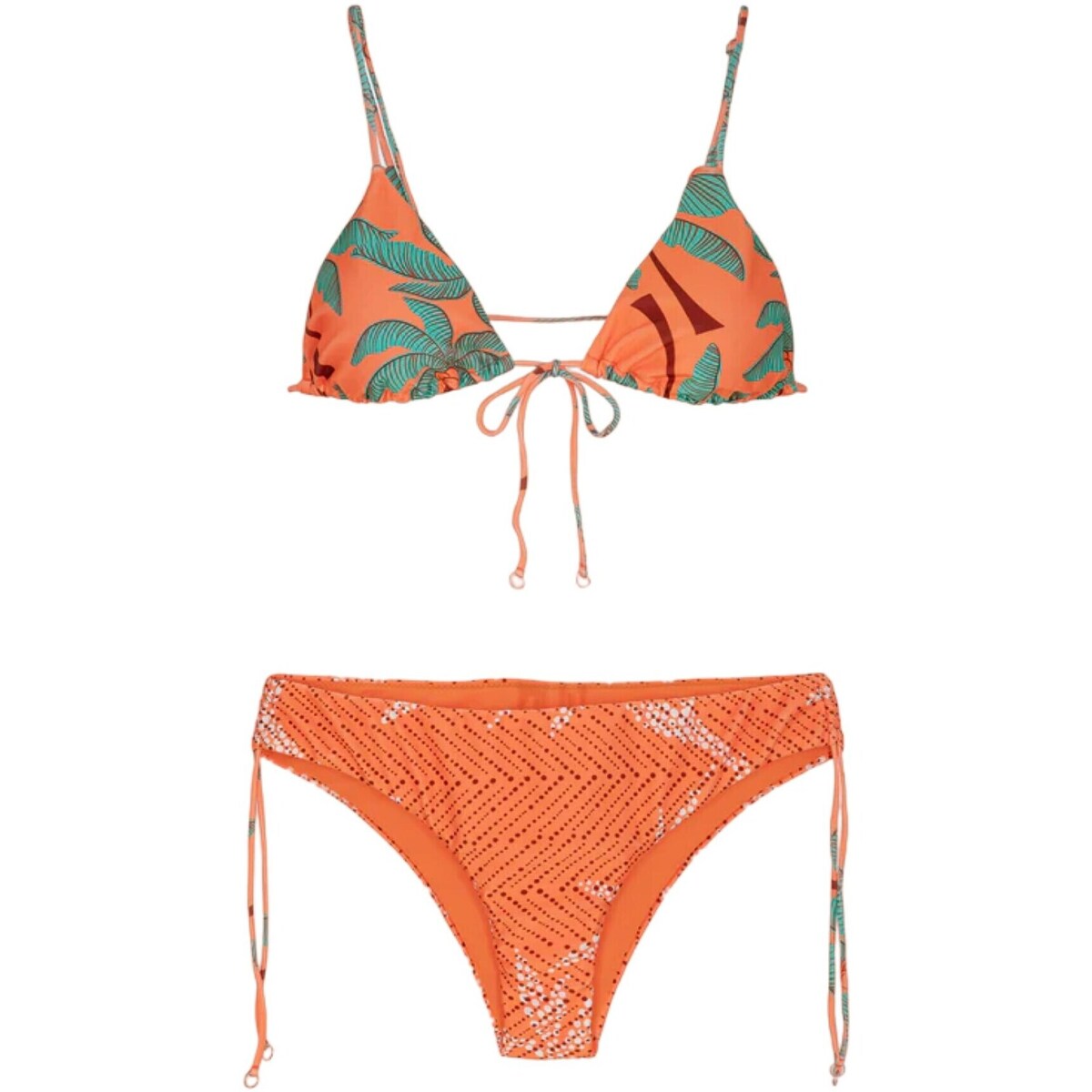 Υφασμάτινα Γυναίκα Μαγιώ / shorts για την παραλία Me Fui MF24-0470 Orange