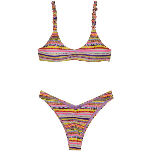 Υφασμάτινα Γυναίκα Μαγιώ / shorts για την παραλία Me Fui MF24-0141 Multicolour