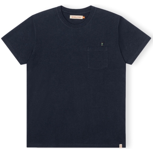 Υφασμάτινα Άνδρας T-shirts & Μπλούζες Revolution T-Shirt Regular 1341 WEI - Navy Μπλέ