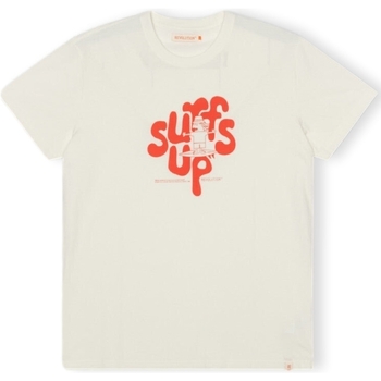 Υφασμάτινα Άνδρας T-shirts & Μπλούζες Revolution T-Shirt Regular 1344 SUF - Off White Orange