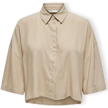 Υφασμάτινα Γυναίκα Μπλούζες Only Noos Astrid Life Shirt 2/4 - Humus Beige