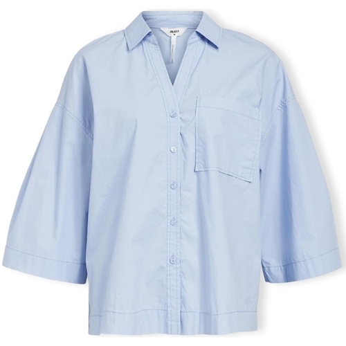 Υφασμάτινα Γυναίκα Μπλούζες Object Demi Shirt 3/4 - Brunnera Blue Μπλέ