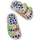 Παπούτσια Παιδί Σανδάλια / Πέδιλα Melissa MINI  Estrelar + Fábula B Baby Sandals - Beige/Blue Multicolour
