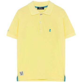 Υφασμάτινα Αγόρι T-shirt με κοντά μανίκια Elpulpo  Yellow