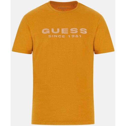 Υφασμάτινα Άνδρας T-shirt με κοντά μανίκια Guess M4GI61 J1314 Orange