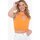 Υφασμάτινα Γυναίκα T-shirts & Μπλούζες Guess W4GZ24 Z2ZN0 Orange