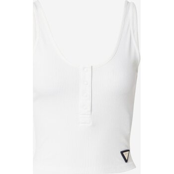 Υφασμάτινα Γυναίκα Αμάνικα / T-shirts χωρίς μανίκια Guess V4GP02 KBCO2 Άσπρο