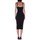 Υφασμάτινα Γυναίκα Κοντά Φορέματα Elisabetta Franchi AB65542E2 Black