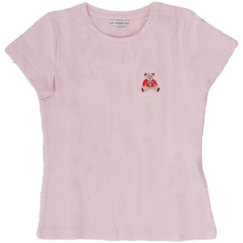 Υφασμάτινα Κορίτσι T-shirt με κοντά μανίκια Guess J4RI44KA0Q1 Ροζ