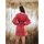 Υφασμάτινα Γυναίκα Κοντά Φορέματα Isla Bonita By Sigris Κοντό Φόρεμα Red