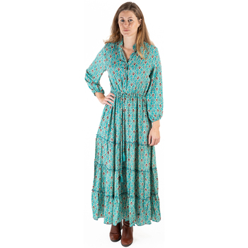 Υφασμάτινα Γυναίκα Μακριά Φορέματα Isla Bonita By Sigris Φόρεμα Midi Green