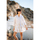 Υφασμάτινα Γυναίκα Κοντά Φορέματα Isla Bonita By Sigris Κοντό Φόρεμα Άσπρο
