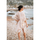 Υφασμάτινα Γυναίκα Φορέματα Isla Bonita By Sigris Καφτάν Beige