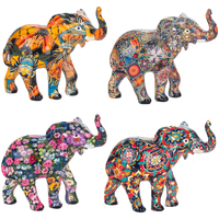 Σπίτι Αγαλματίδια και  Signes Grimalt Ελέφαντας Εικόνα 4 Μονάδες Grey