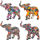 Σπίτι Αγαλματίδια και  Signes Grimalt Ελέφαντας Εικόνα 4 Μονάδες Grey